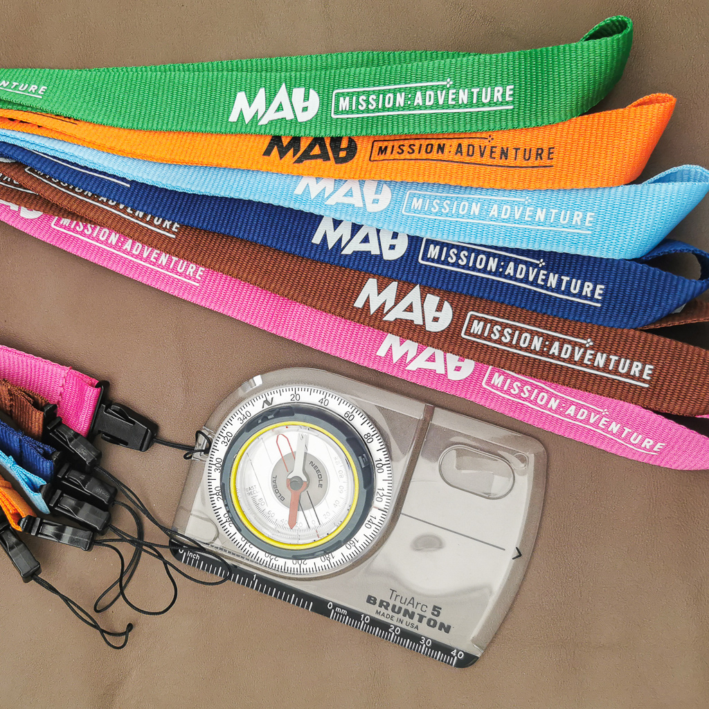 Boussole TruArc 5 de Brunton® et son tour du cou MAD